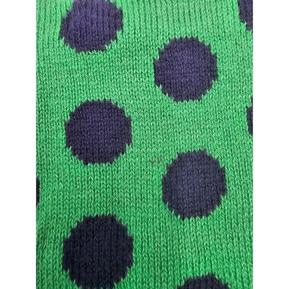 GapKids Girl's 6/7 Green and Navy Blue Turtleneck NWT and Polkadot Sweater GUC - Picture 9 of 16